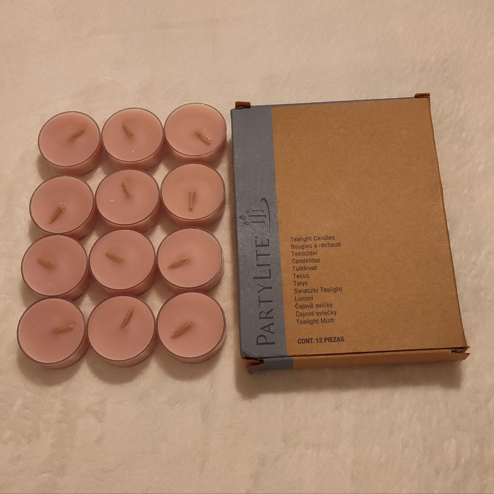 Partylite Pink Tealight Candles Set